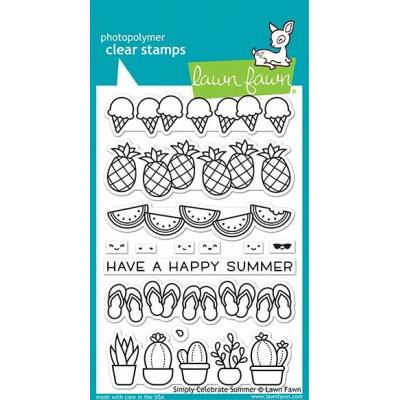 Lawn Fawn Clear Stamps - Simply Celebrate Summer